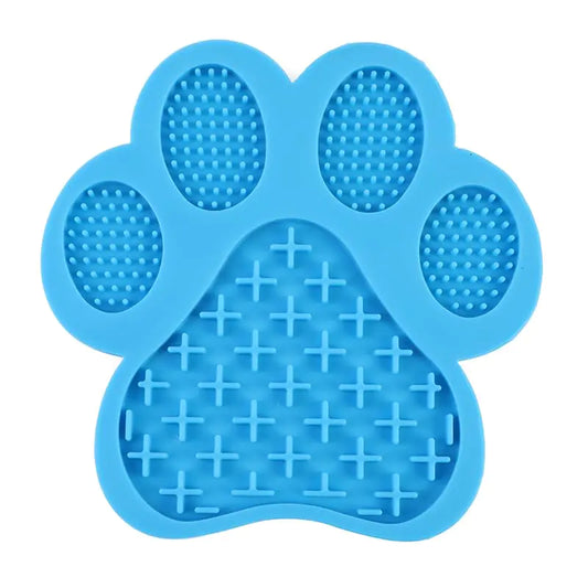 Goodiepet Paws Licking Mats for Feeding Dog. Lick Mat Dogs and Cats (Blue)